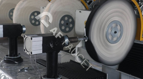 RTAF-AP04AZ-Zinc hợp kim Sanitaryware Máy đánh bóng, 4 spindles mop bánh xe đánh bóng máy đánh bóng, máy đánh bóng CNC