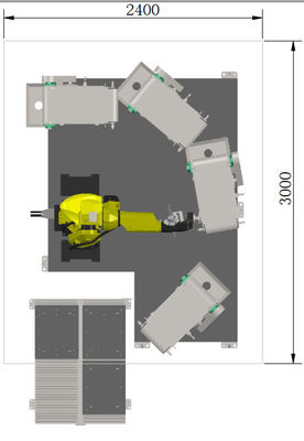RTAF-FG04-Wall Mixer máy nghiền phẳng Máy nghiền vòi, máy nghiền đồng robot máy nghiền CNC