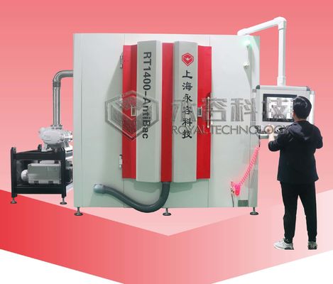 RT1400-AntiBac-PVD Máy sơn chống vi khuẩn trên vòi nước, Sơn chống vi khuẩn bằng cách lắng đọng PVD, kháng vi khuẩn