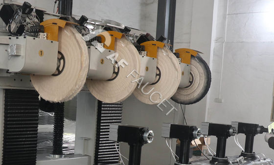 Máy mài robot có thể lập trình để làm sáng bồn rửa bằng thép không gỉ